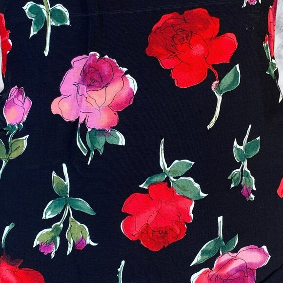 VTG Metropolitan NY Roses Mini Dress - Picture 3 of 11